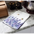 thumbnail image 4 of Abbott Collection 56-KT-LAVENDER-02 Lavender & Bees Tea Towel, White/Purple, 4 of 4