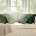 thumbnail image 6 of Sage Green Pillow Covers 22x22 Inch Set of 4 Spring Boho Farmhouse Home Decor Mordern Nordic Throw Pillows Covers Soft Corduroy for Couch Bed Sofa Living Room Forest Green, 6 of 6