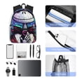 thumbnail image 4 of Goofa The Nightmare Before Christmas Pattern Casual Backpack – School Backpack Lightweight & Ergonomic Design, Water-Resistant, Spacious & Comfortable, Travel, 4 of 6