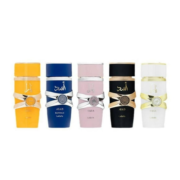 Middle Eastern Perfume Samples Set, 5pcs, 30ml Each, Rich Fragrance, Gift or Collection