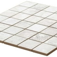 thumbnail image 6 of The Tile Life Wells Stone Slate 2" x 2" White Porcelain Mosaic Tile, Case of 11, 6 of 9