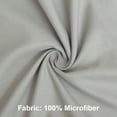 thumbnail image 4 of Ntbay Premium 1800 Series Microfiber Queen Flat Sheet with 4 inches Hem, Ultra Soft and Breathable Top Sheet, 90x102 inches, Smoke Gray, 4 of 5