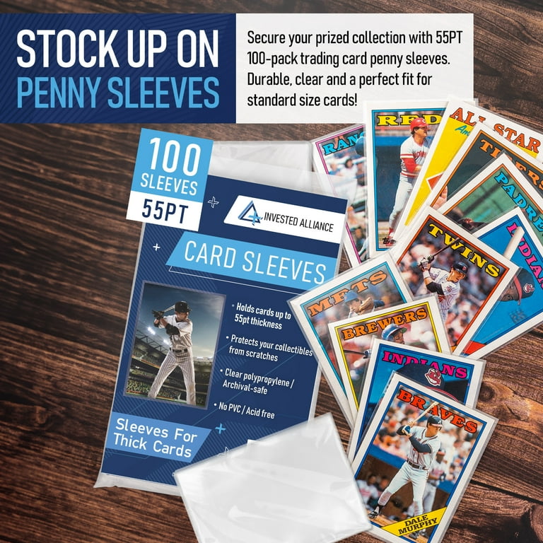 card penny sleeves near me Ultra Pro 5 (Five) Pack Lot of 100 Soft Sleeves/Penny Sleeve for Baseball Cards & Other Sports Cards save 36% Specialty sleeves include all Vintage Card Sleeves Regular Card Sleeves (100 count)