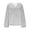 White, variant on purcolt Womens Sparkly Sequin Tops Dressy Casual V Neck Glitter Long Sleeve Shirts Cocktail Party Outfit
