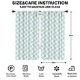 thumbnail image 2 of Blackout Kids Curtains,Light Blue and Cream Checkered Pattern Childrens Insulated Curtains Set Of 2,Bedroom Essentials,Toddler Room Decor 42"x84", 2 of 5