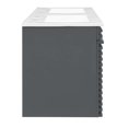 thumbnail image 3 of Modway Render 48" Wall-Mount Bathroom Vanity in Gray White, 3 of 10