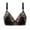 Black, variant on Herrnalise Women's Lace Edge Vertical Stripe Back Bra Padded Bra Wireless Lingerie For women