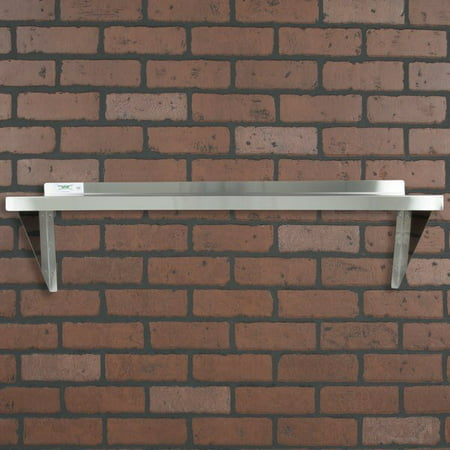 Regency 16 Gauge Stainless Steel 15 X, Hanging Heavy Shelves On Brick Wall