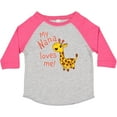 thumbnail image 3 of Inktastic My Nana Loves me- cute giraffe Boys or Girls Toddler T-Shirt, 3 of 5