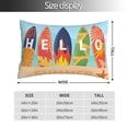 thumbnail image 2 of KLL Hello Summer3 Pillow Covers Envelope Closure,Super Soft and Cozy Fuzzy Fleece Pillow Case Cover 20"x30", 2 of 5