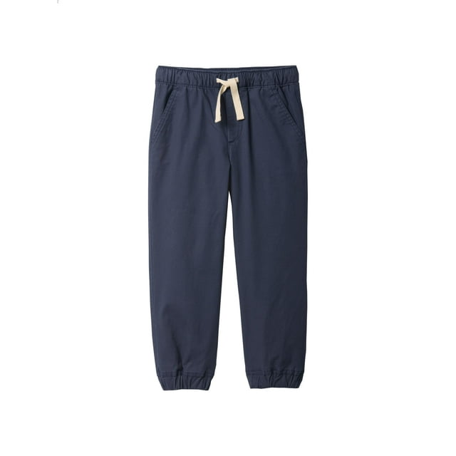Pantalones sin cordones GAP para bebés y niños, vintage, azul marino, 18-24 m