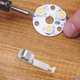thumbnail image 3 of 2 piezas de accesorios de lámpara de cinta de resorte para lámpara de reloj en espiral y herramienta de reparación de iluminación, juego de resortes de compresión para piezas de iluminación., 3 of 5