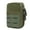 Army Green, variant on Molle Admin Pouch Utility Tool Pouch Compact Water-Resistant EDC Gadget Waist Bag