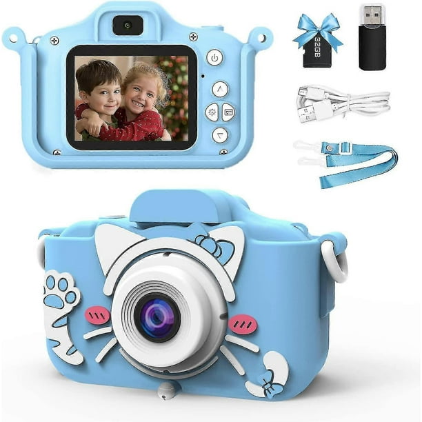 Kids Camera Toys For 3-9 Year Old Boys Girls, Children Hd Selfie Digital Video Camera For Toddler, Perfect Christmas Halloween Birthday Gift With 32gb