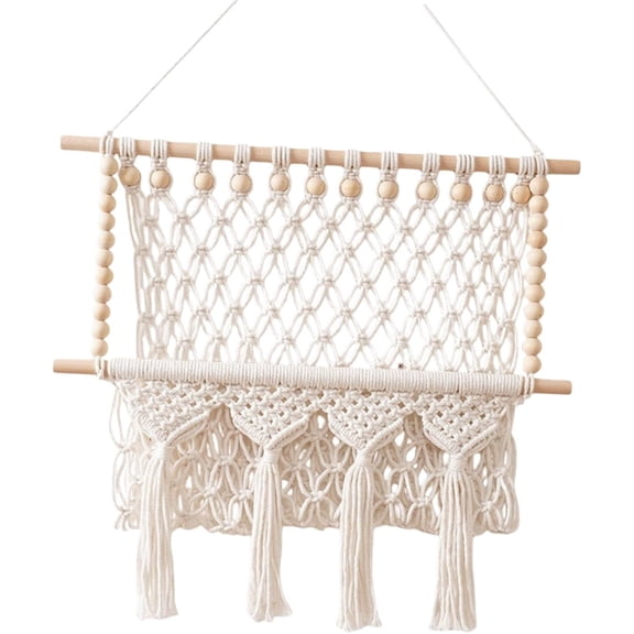 Macrame Wall Hanging Wall Decor Bohemian Handmade Birthday Gift Yarn Tapestry Woven Tapestry for Party Apartment Dorm Nursery