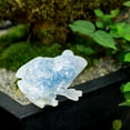thumbnail image 4 of Rana decorativa para jardín | Figura de resina para estanque | Decoración de goma azul multicolor | Miniatura impermeable y resistente a la decoloración para acuarios, terrarios, jardines, decoraci, 4 of 5