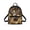 Camo Deer Silhouette, variant on Cute Dog Small Backpack, Adjustable Strap Polyester Mini Backpack for Hiking Travel, Zipper Closure Fashion Travel Shoulder Bag