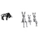 thumbnail image 1 of Estatua del toro,Estatua de toro,estatuilla,escultura,decoración de escritorio,Arte coleccionable decorativo para la decoración del hogar y la oficina,Escultura de figura,Estatua sentada, 1 of 8