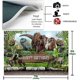 thumbnail image 5 of Dinosaur Happy Birthday Backdrop 7x5ft Kids Boys Roar Jurassic Jungle Wild Dino Photography Background for Cake Table Decoration Photo Party Supplies, 5 of 5