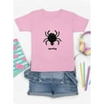 thumbnail image 3 of Spooky. Funny Little Spider T-Shirt Juniors -Image by Shutterstock,  Small, 3 of 4