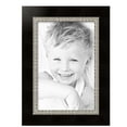 thumbnail image 2 of ArtToFrames 15" x 23" Espresso with Silver Lip Picture Frame, 15x23 inch Silver Wood Poster Frame (WOM-4951),  Pack, 2 of 7