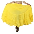 thumbnail image 2 of Wevez Women's Belly Dance Cotton 12 Yard Skirt, One Size, 2 of 3