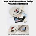 thumbnail image 6 of openpig Small Crossbody Purses Bags for Women Men Travel, Chest Sling Bag Women Casual Cross Body Bag for Woman Sling Backpack, White, 6 of 6