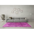thumbnail image 3 of Ahgly Company Indoor Rectangle Medallion Pink Traditional Area Rugs, 2' x 5', 3 of 4