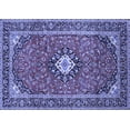 thumbnail image 1 of Ahgly Company Indoor Rectangle Medallion Blue Traditional Area Rugs, 2' x 4', 1 of 4