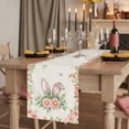 thumbnail image 2 of Table Runners 72 Inches Long Dress Scarves, Pink Floral Easter Farmhouse Kitchen Table Runner, Coffee Tablerunners, Spring Flowers Elegant Pastoral 14x72 Inch, 2 of 9
