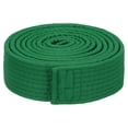 thumbnail image 1 of Cinturón de Clasificación de Taekwondo de Color de Poliéster Uxcell 1 Pcs para Practicantes Verde 1.57 pulgadas x 7.2 pies, 1 of 5