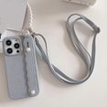 thumbnail image 4 of Leather Case for iPhone 15 Pro Max/15 Ultra with Wristband Stand, Luxury Shockproof Leather Case 15 Pro Max/15 Ultra with Crossbody, 4 of 5