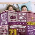 thumbnail image 6 of 18th Birthday Gifts Blanket for Her,18 Year Old Girl Birthday Gifts Blankets 18th Birthday Decorations Blanket Best Gifts Ideas for 18 Year Old Girl Teen Girl Gifts Throw Blankets 50"X60", 6 of 6