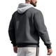 thumbnail image 4 of WILLBEST Sudadera con Capucha Pesada con Cremallera y Cuello Alto, Sudadera Cómoda para Uso Informal y Actividades Al Aire Libre. XGrande, 4 of 7