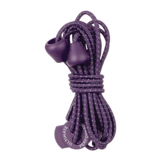 Ultimate Performance - Cordones para Zapato Running Reflectante (Morado)