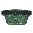 thumbnail image 3 of Bingfone Fanny Packs for Women Fashion Waist Packs Bag with Adjustable Strap Waterproof Everywhere Crossbody Belt Bag for Workout Running Travelling( Forest Flora And Fauna ), 3 of 9