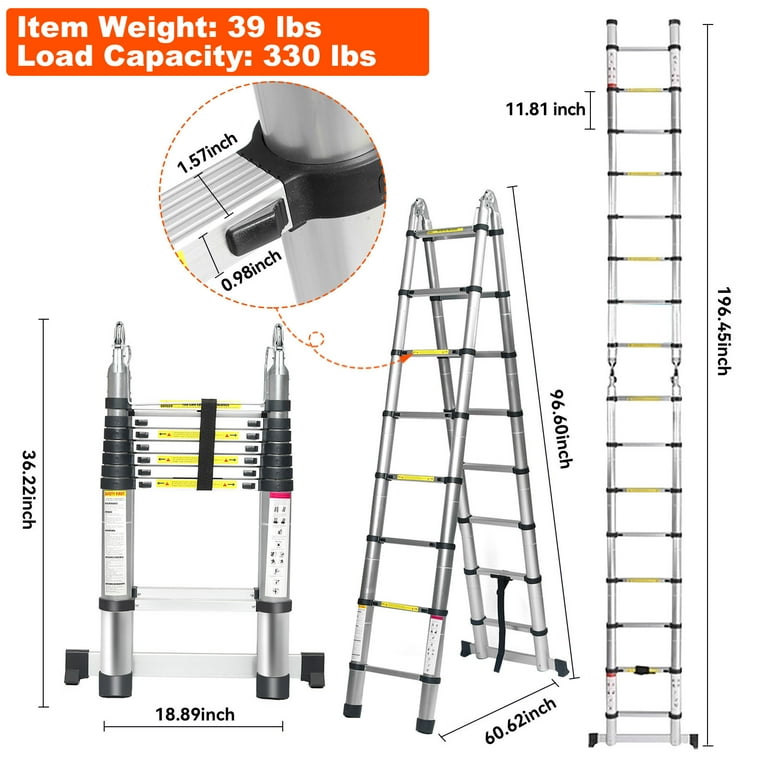Kadell telescoping ladder deals