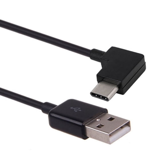 Xiwai Cable 100cm Right Angled USB 3.1 Type C USB-C to USB 2.0 Cable 90 Degree Connector for Tablet Phone