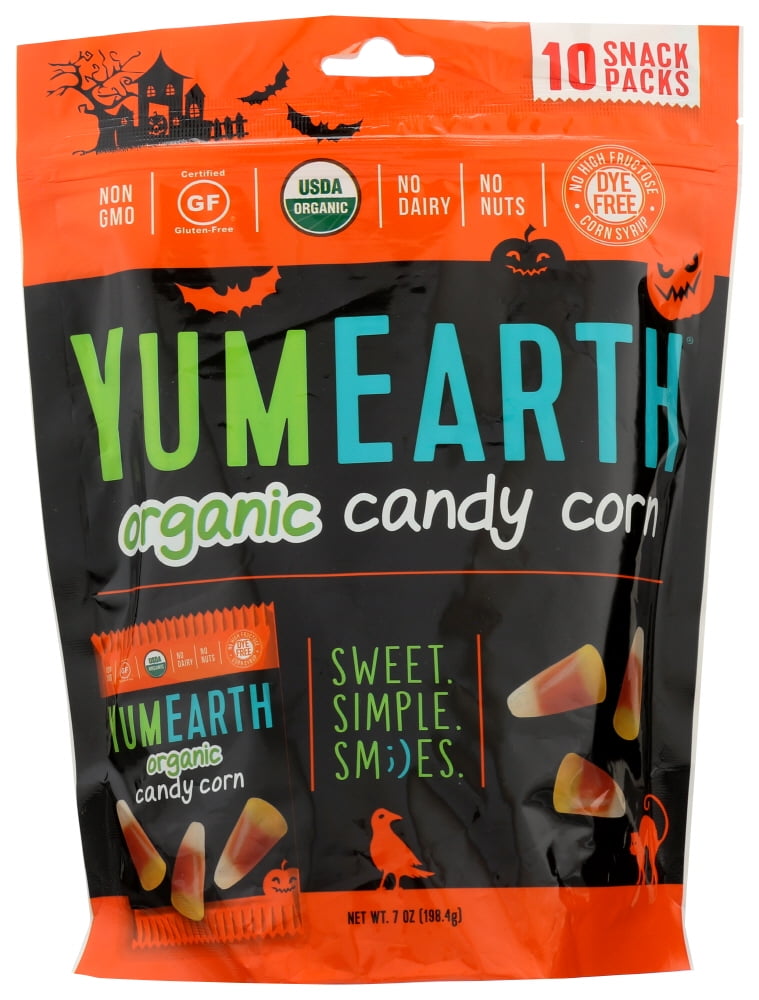 YumEarth Organic Candy Corn, 7 oz, 10 Count - Walmart.com ...