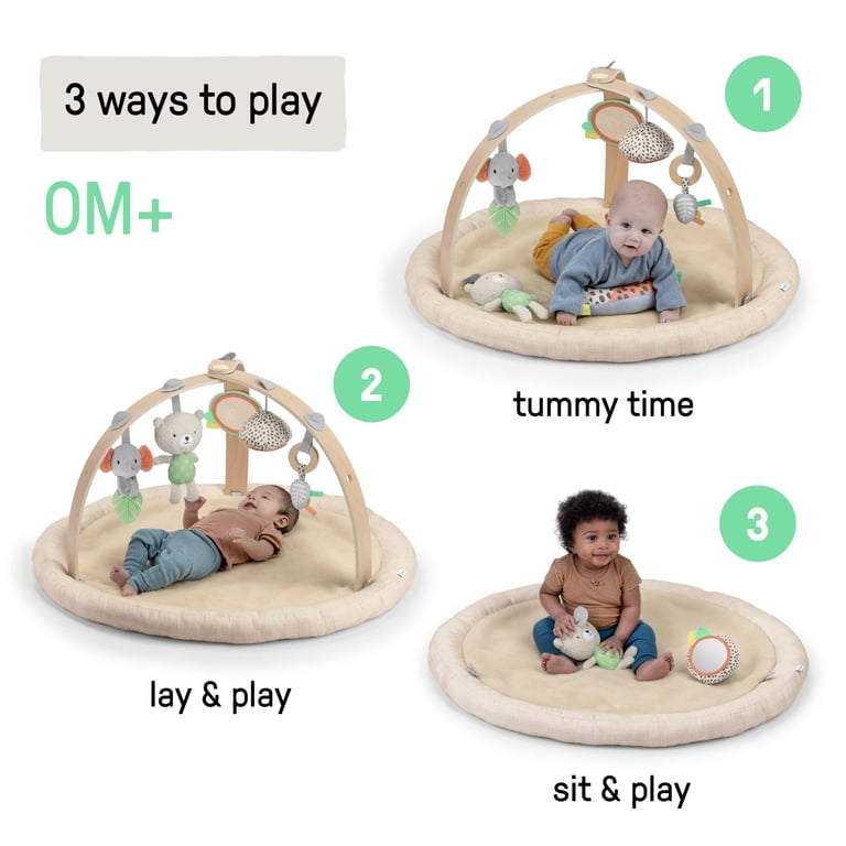Ingenuity Every Season Lambswool Baby Play Gym photo 2