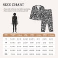 thumbnail image 5 of Uemuo Zebra Pattern Womens Pajama Sets,PJ Set for Women,Pajamas for Women Logo,Long Sleeve Pajama Set for Women,Soft Long Sleeve Top With Pants-X-Large, 5 of 9