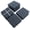 Gray, variant on TOTAL Outdoor Living 12"x12" Interlocking Deck Tiles, 44PCS/Pack, Waterproof Plastic Outdoor Flooring for Patio, Shed, Porch, Poolside, Garden, Backyard，Brown