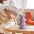 thumbnail image 1 of Simple Art Vase,Ceramic Vases for home decor flowers modern,centerpieces decorative art flroal Flower Vase,Dried Flower Vase living room table decorations,simple porch dining table Violet 16cm Macarena Jarrón de arte simple, 1 of 8