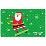 Hula Hooping Santa Gift Card