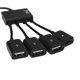 thumbnail image 2 of Methold Tipo-C a 3 USB 1 Micro USB Splitter Cable de sincronización de datos de alta velocidad Adaptador OTG Hub Teléfono y Comunicación, 2 of 5