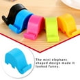 thumbnail image 4 of Ruiboury Universal Home Phone Mini Holder Apartment Desktop Smartphone Stand Portable Support Cellphone Accessory Blue 1Set, 4 of 6