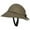 Army Green, variant on Bicycle Helmet with Wide Brim UV Sun Hat Adjustable Strap for Women Unisex Cycling Riding Safety