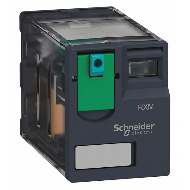 Schneider Electric Gen Purpose Relay,8 Pin,Square,24VDC RXM2AB1BD