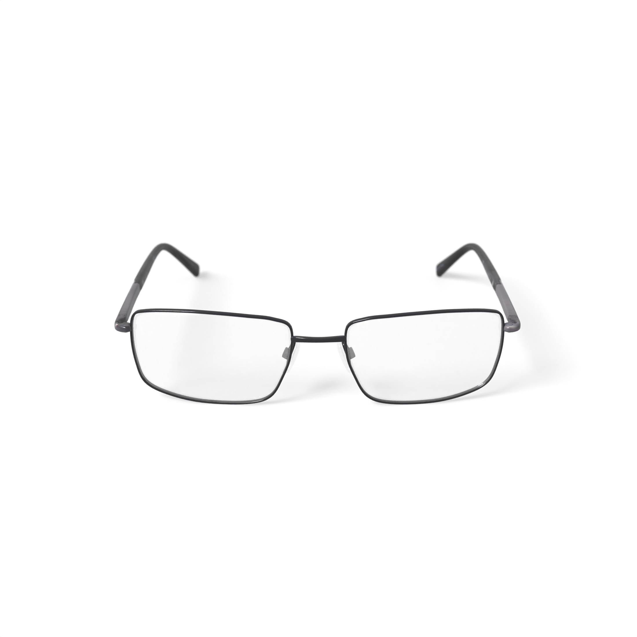 Pierre Cardin Men's PC6817 Rectangular Prescription Eyeglasses with Case, Silver