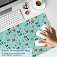 thumbnail image 4 of 35.4x15.7 Inch Gaming Mouse Pad, Non-Slip Stitched Rubber Desk Mat for Desktop & Laptop,Border Collie Heart Candy Dog Pattern, 4 of 6